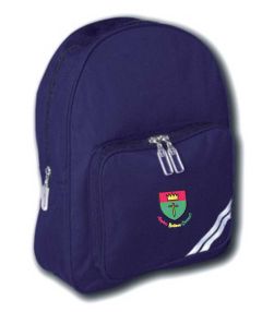 Navy Infant Backpack - Embroidered with St Oswalds Primary School (Hebburn) logo