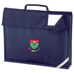 Navy Bookbag - Embroidered with St Oswalds Primary School (Hebburn) logo