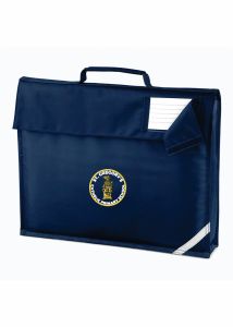 Navy Book Bag - Embroidered with St Gregory's RCVA Primary School logo