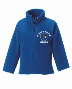 Royal Fleece - Embroidered with St James RC Primary School Logo
