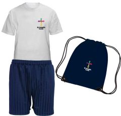FULL PE Kit - Embroidered With St Joseph's RCVA Primary School Logo (Coundon)
