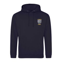Navy PE Hoodie - Embroidered with St Mary's (Jarrow) Primary School Logo