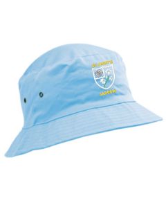 Sky Bucket Summer Hat - Embroidered with St Mary's (Jarrow) Primary School logo