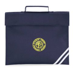 Navy Bookbag - Embroidered with Stanley Crook Primary School Logo