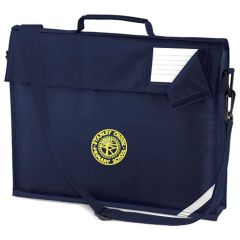 Navy Despatch Bag - Embroidered with Stanley Crook Primary School Logo