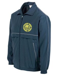 Navy Tracksuit Top - With Stanley Crook Primary School Logo and Pupil Name