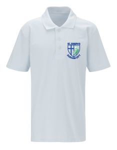 White Polo - Embroidered St Joseph's RCVA Primary School (Gilesgate/Durham City) Logo