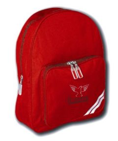 Red Infant Back Pack - Embroidered with St John's C E (Aided) Primary School Logo