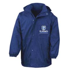 Royal Result Stormproof Coat - Embroidered with St Joseph's Primary School (Stanley) logo