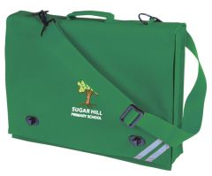 Emerald Document Case - Embroidered with Sugar Hill Primary School Logo