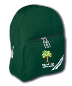 Bottle Infant Back Pack - Embroidered with Sugar Hill Primary School Logo