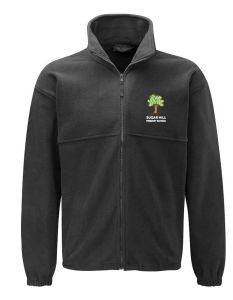 *STAFF ONLY* BLACK Polar Fleece - Embroidered with Sugar Hill Primary School Logo + Outstanding Logo on Sleeve