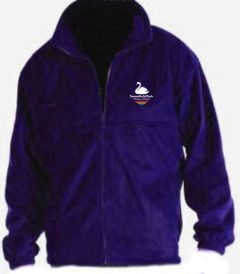 Purple Fleece - Embroidered with Swansfield Park Primary School (Alnwick) Logo
