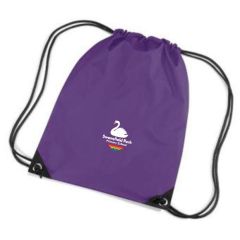 Purple PE Bag - Embroidered with Swansfield Park Primary School (Alnwick) Logo