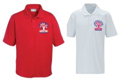 Polo Shirt - Embroidered With Swarland County Primary School Logo