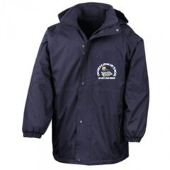Navy Stormproof Coat - Embroidered with The Drive Primary School Logo
