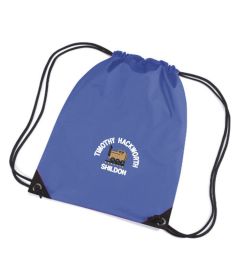 Royal PE Bag - Embroidered with Timothy Hackworth Primary School Logo