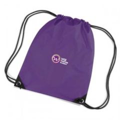 Purple PE Bag - Embroidered with Town End Academy Logo