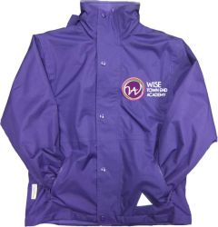 Purple Result Stormproof Coat - Embroidered with Town End Academy Logo