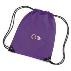 Purple PE Bag - Embroidered with Welbeck Academy Logo