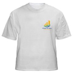 White PE T-Shirt - Embroidered with Witton-le-Wear Primary School logo