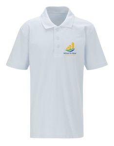 White Polo - Embroidered with Witton-le-Wear Primary School logo