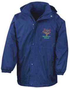 Royal Stormproof Coat - Embroidered With  Woodlawn School Logo