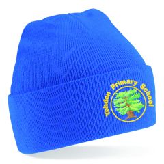 Royal Knitted Beannie Hat - Embroidered with Yohden Primary School logo