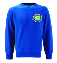 Royal Sweatshirt - Embroidered with Yohden Primary School logo