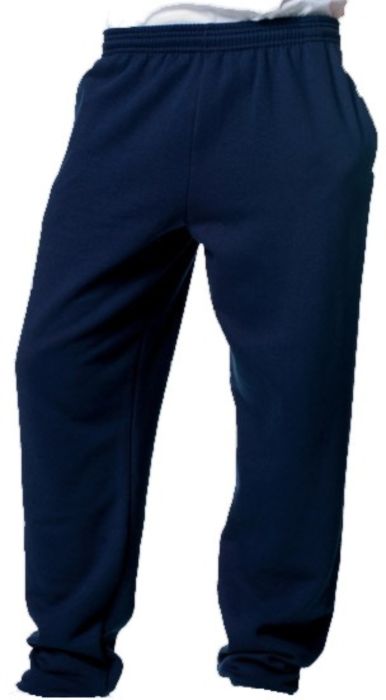 Navy Plain Jogging Bottoms